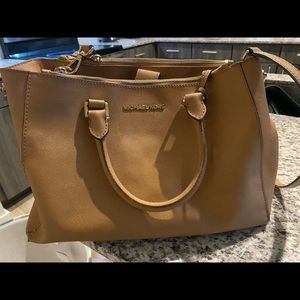 Tan (used) Michael Kors purse